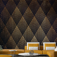 Vibrant and energetic visual display on a wall.
