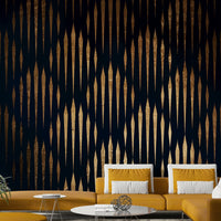 Dreamy and atmospheric scenic view on a wall.
