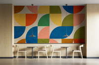 Unique and charming city view wallpaper.

