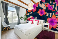 Tropicana Wall Mural on a light-colored wall.

