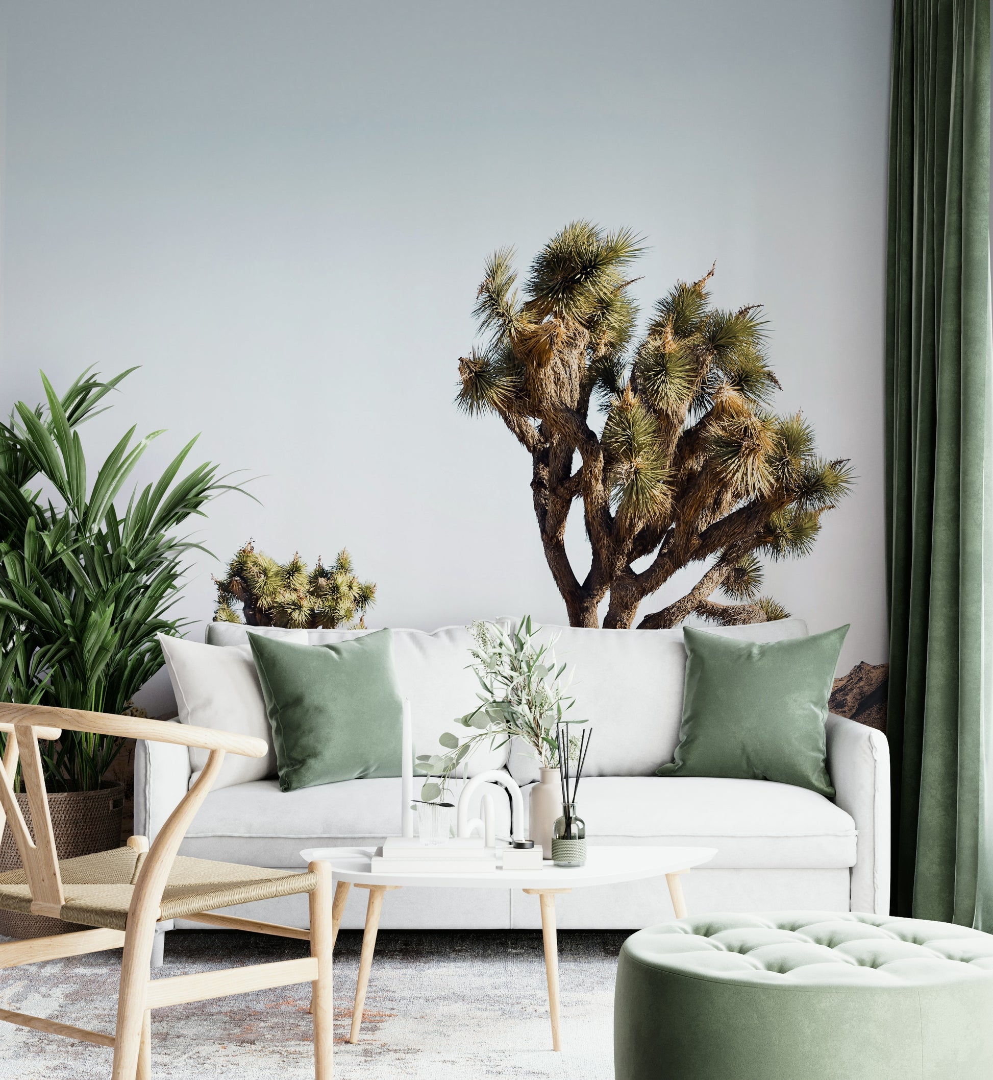 Peaceful and calming desert-themed wallpaper.

