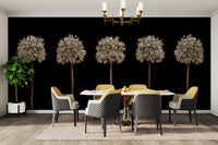 Delicate, starburst structures of the seed heads.

