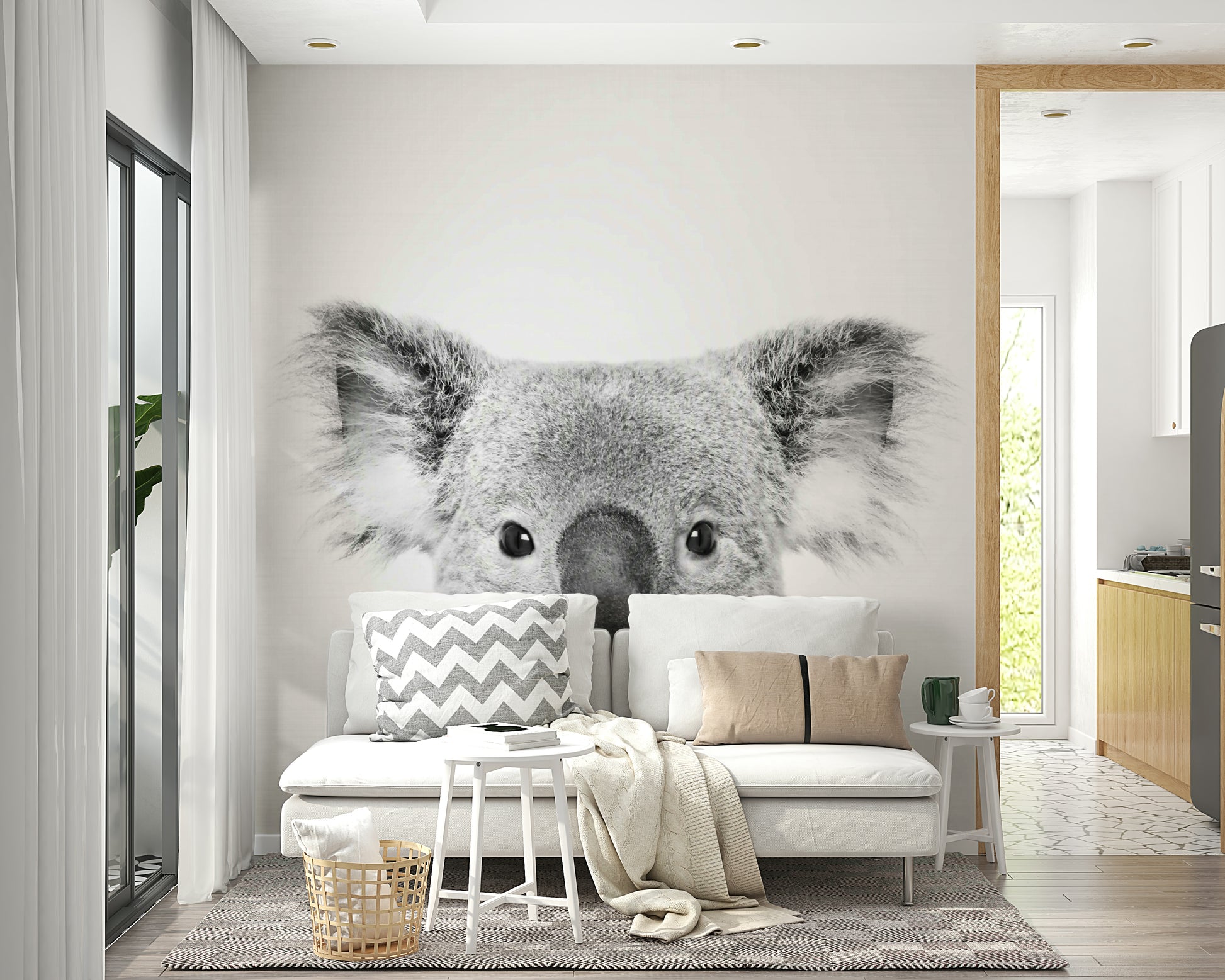 Wall decor evoking happiness and a love for animals.

