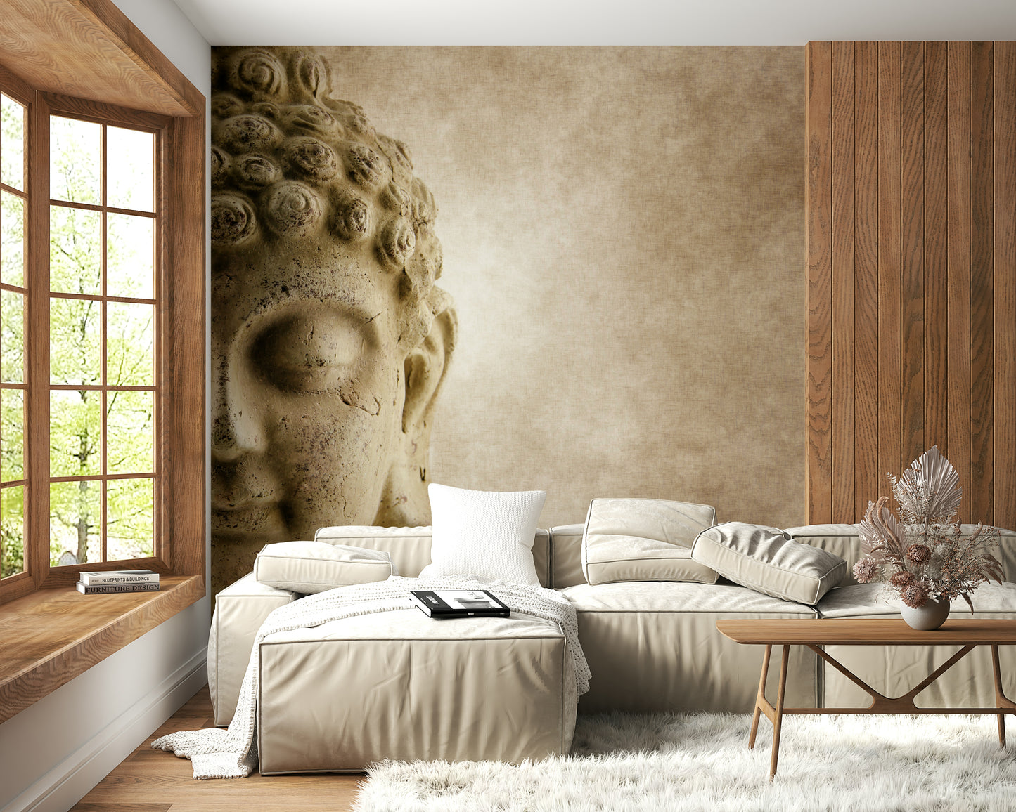 Buddha's Grace Wall Mural