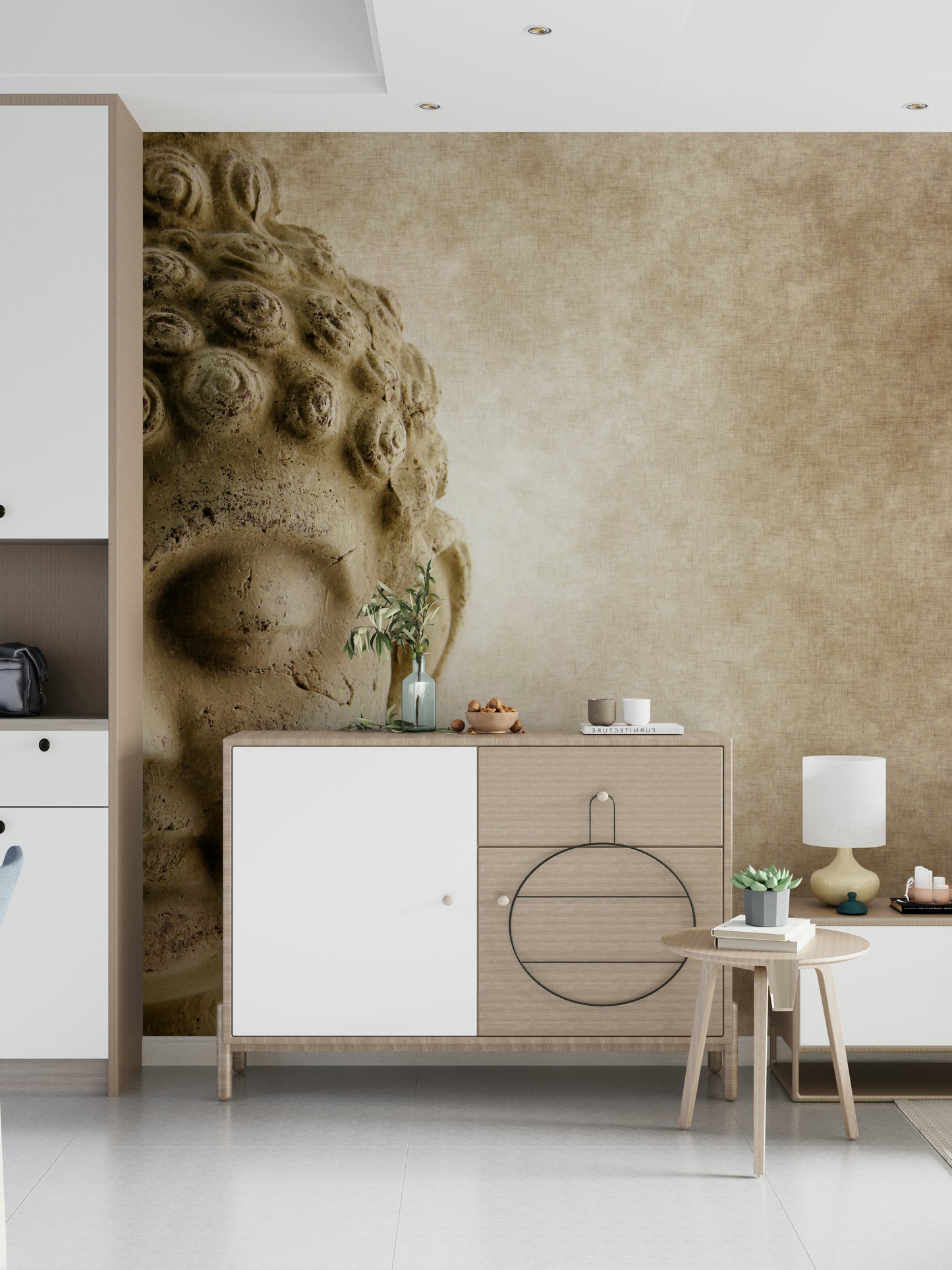 Buddha's Grace Wall Mural