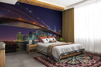 Countless illuminated skyscrapers.

