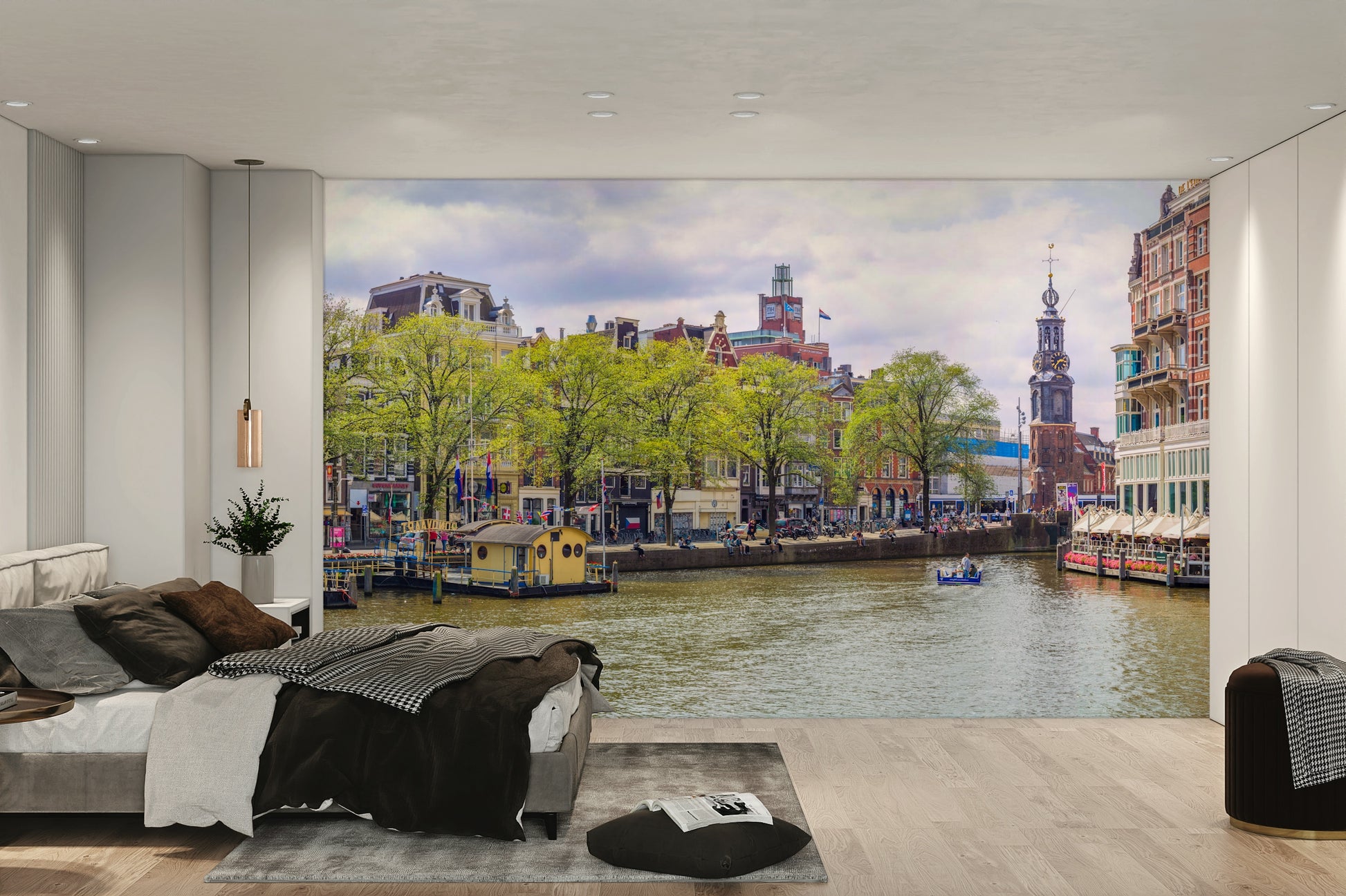 Charming waterside architecture.

