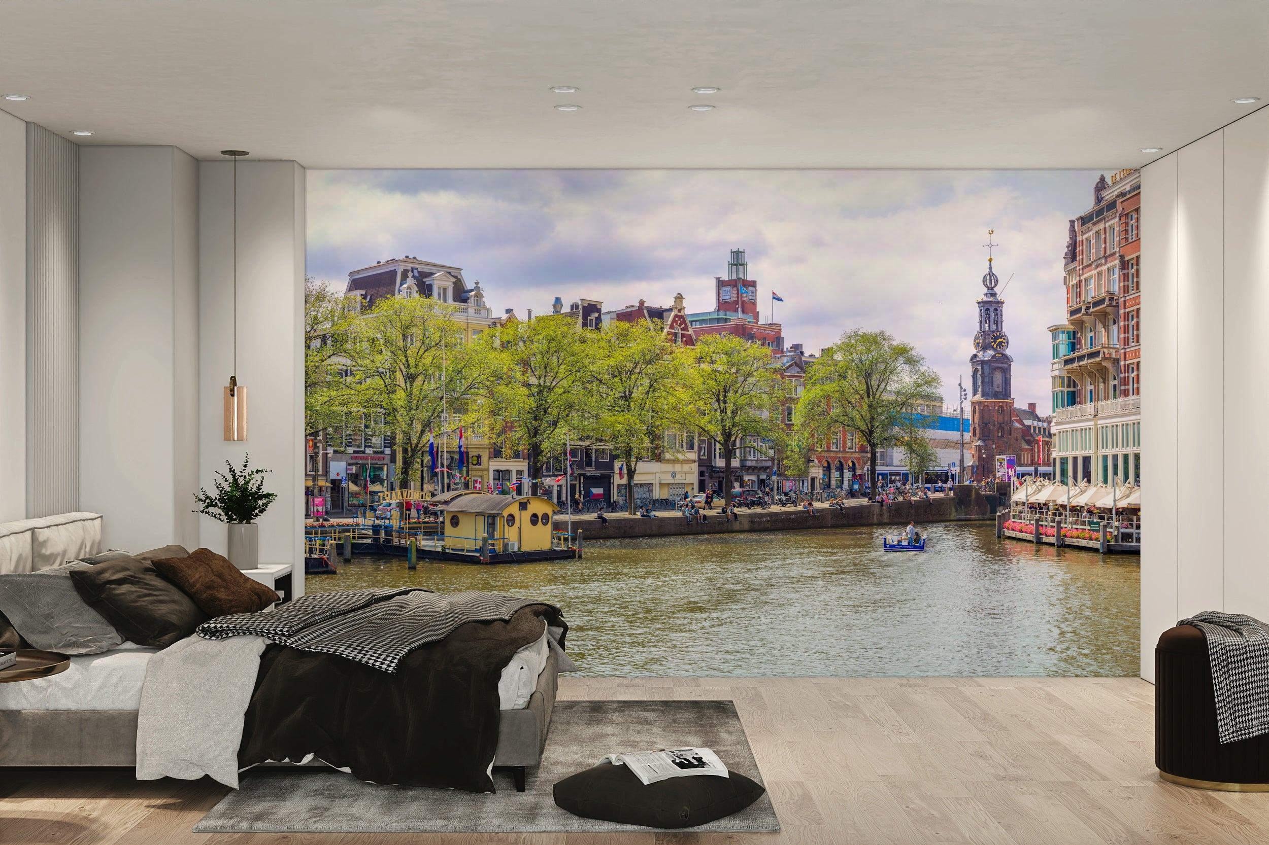 Charming waterside architecture.

