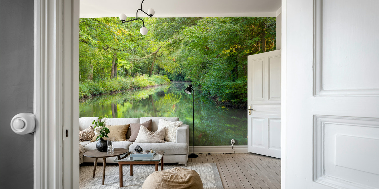 emerald waters wall mural

