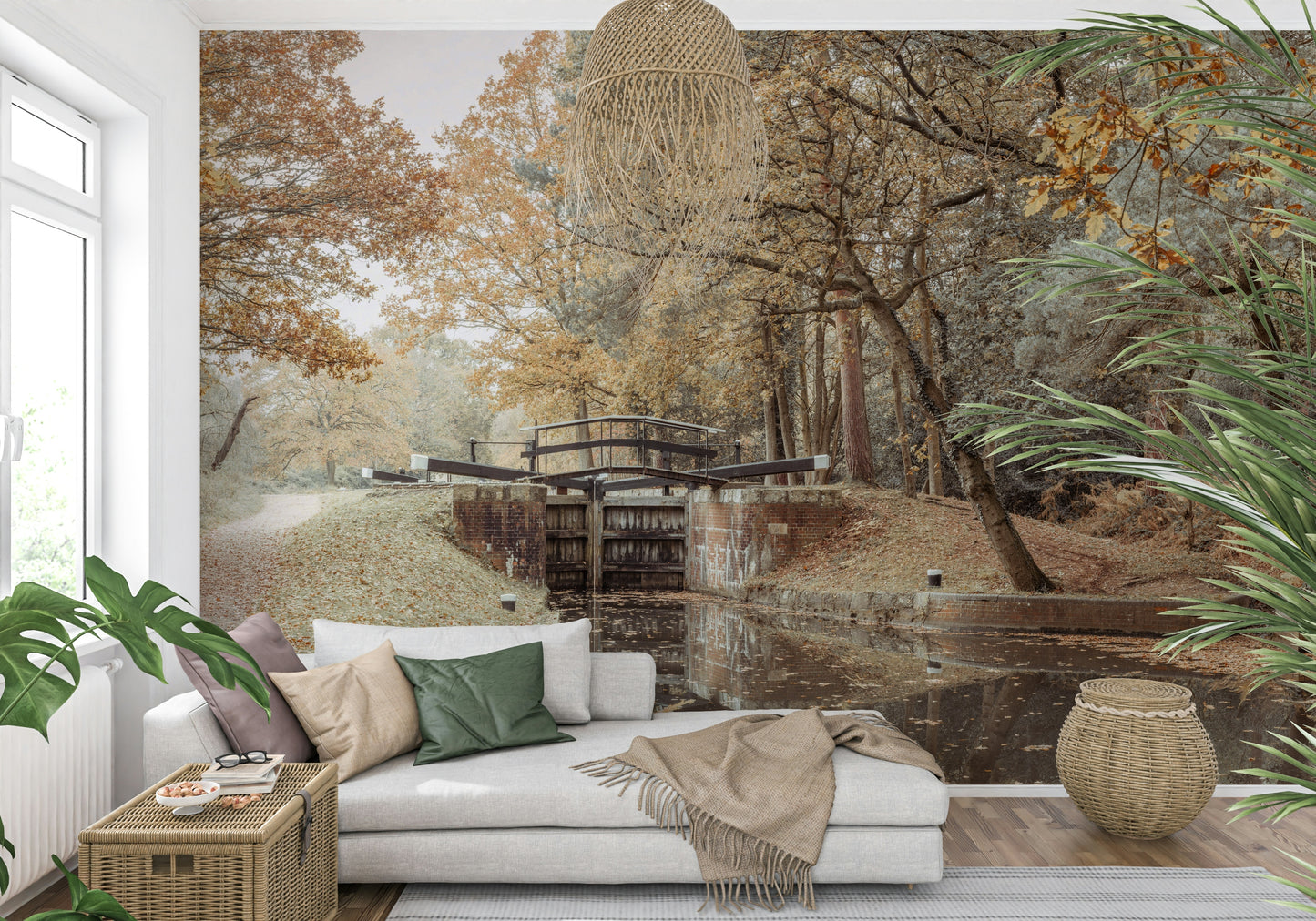 Canal's Embrace Wall Mural