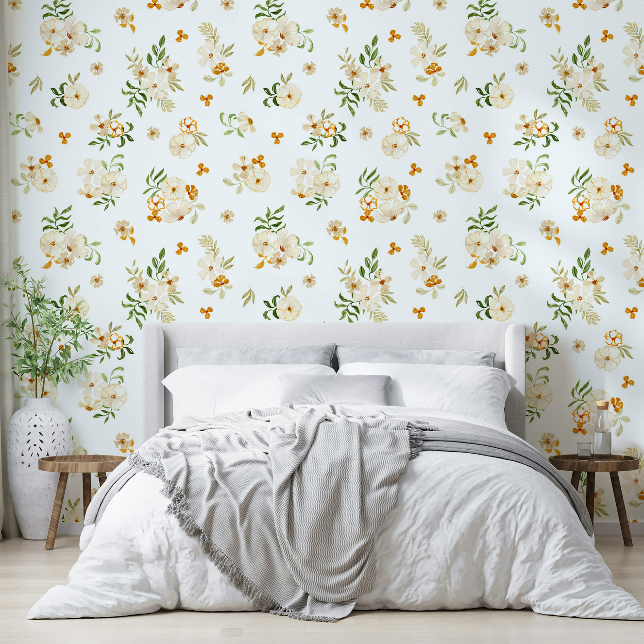 soft floral pattern wallpaper

