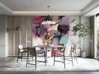 artistic watercolor flowers and petals

