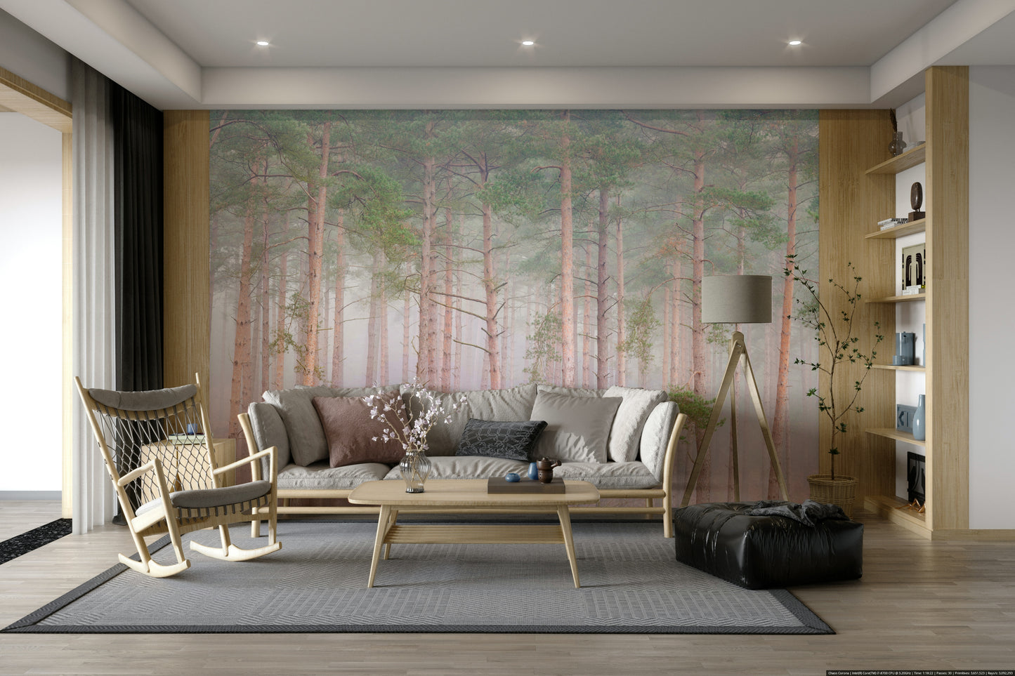 Ideal for bedrooms or studies.

