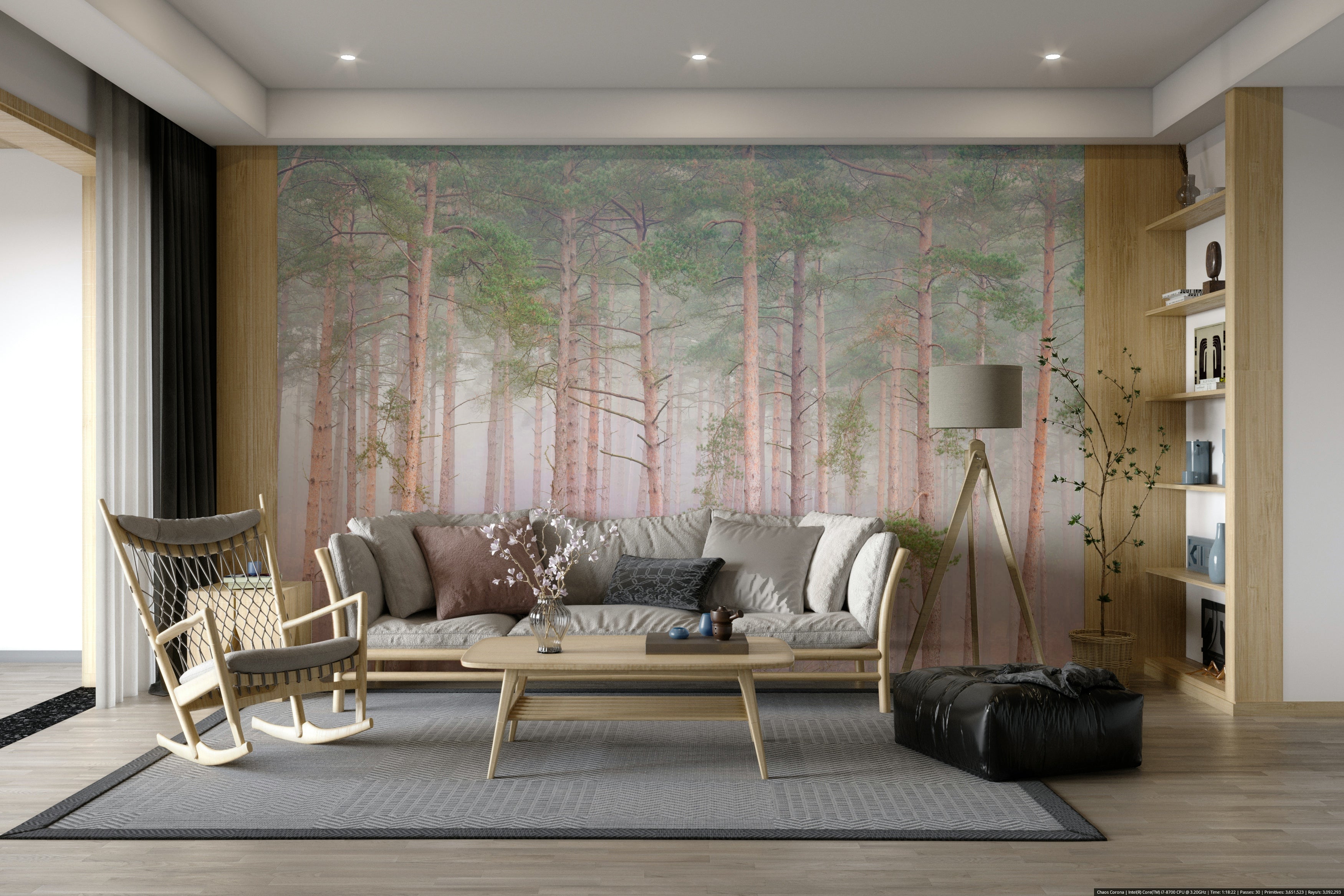 Ideal for bedrooms or studies.

