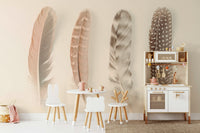 Soft browns and grays.

