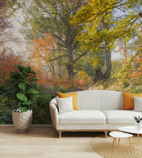 Wall decor evoking the beauty of the fall season.


