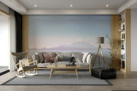 View of a beautiful and calm coastline.

