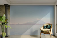 Serene Coastline Vista Wall Mural.

