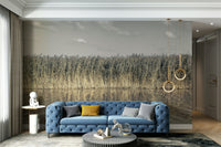 Whispering Water Grass wallpaper with a soft, watercolor effect.

