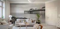 The color palette is composed entirely of shades of black, white, and gray, creating a timeless and sophisticated look.
