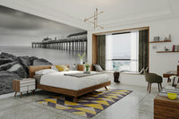 The sky is atmospheric, possibly cloudy or dramatic, enhancing the mood.
