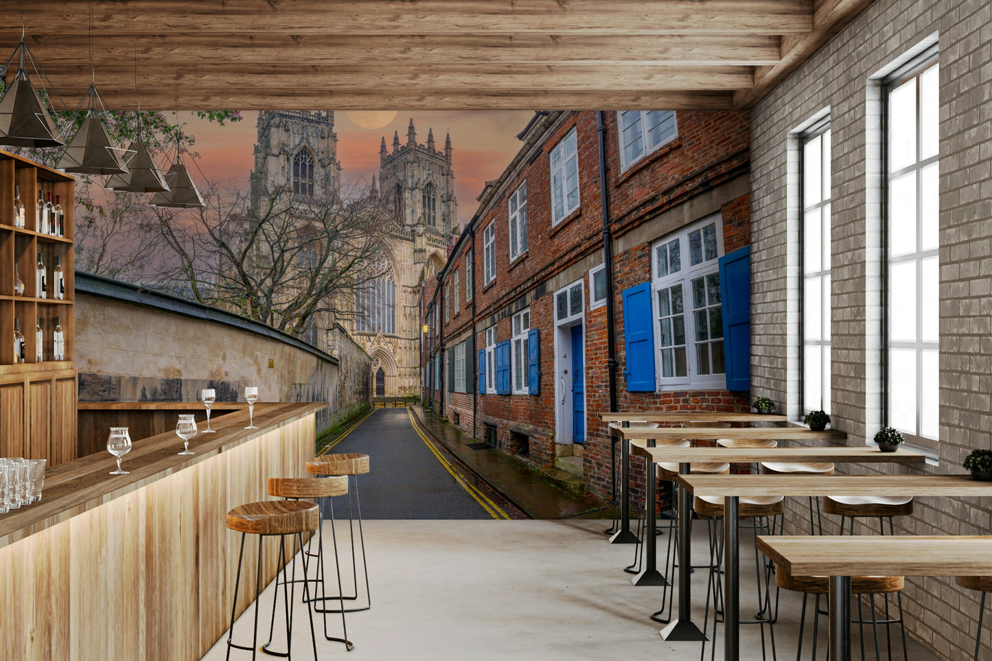 York Minster's Moonlight Glow Wall Mural