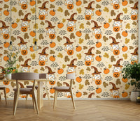 Cute Halloween whimsical wall art.