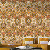 The design shows influences from both Mid-Century and 1970s styles.
