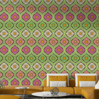 Bright, contrasting colors are prominently used.
