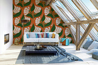 It gives a feeling of vibrant, vintage charm.
