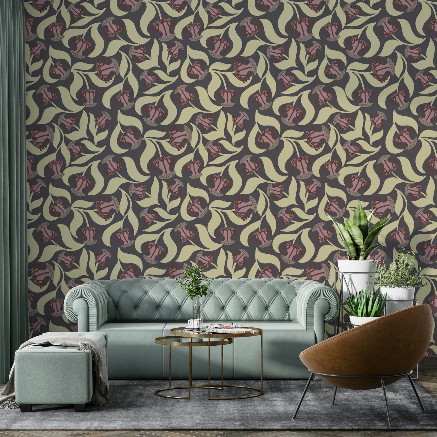 The texture appears smooth and painterly, like an abstract painting.
