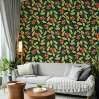A captivating and enchanting floral wallpaper pattern.
