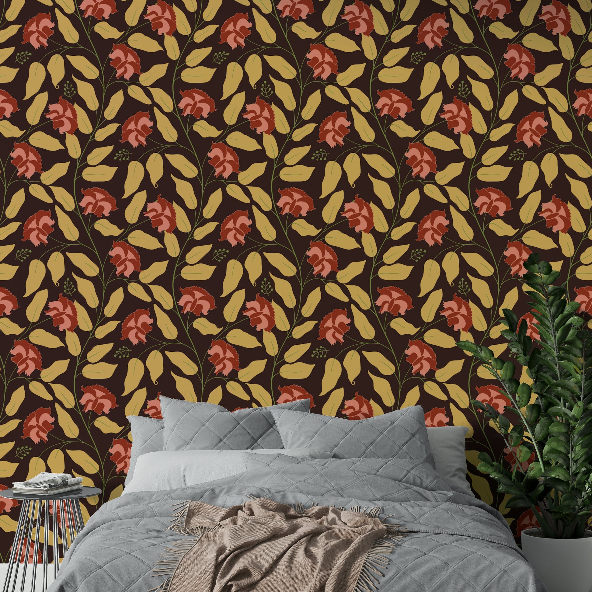 The texture appears subtle, possibly with a hint of textile or aged paper.
