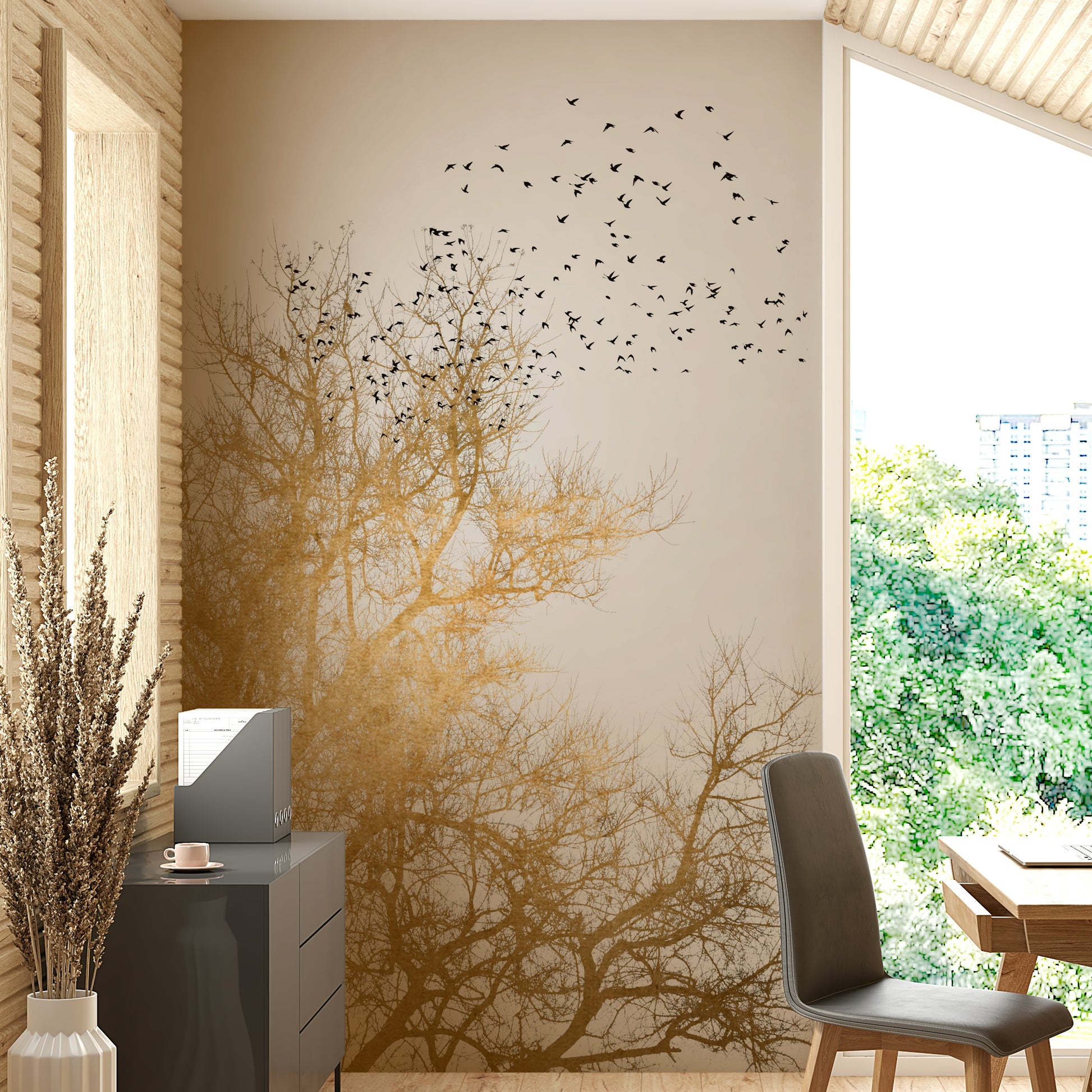 It gives a feeling of uplifting energy and serene beauty.
