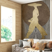 There might be subtle hints of light or contrast.
