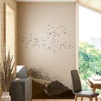 The mural covers a significant wall area.
