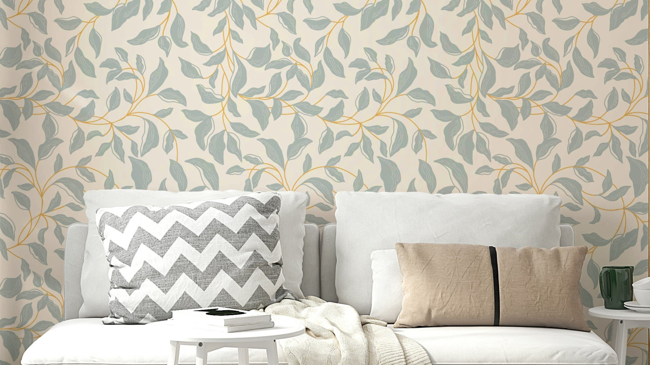 A serene and tranquil wallpaper pattern.
