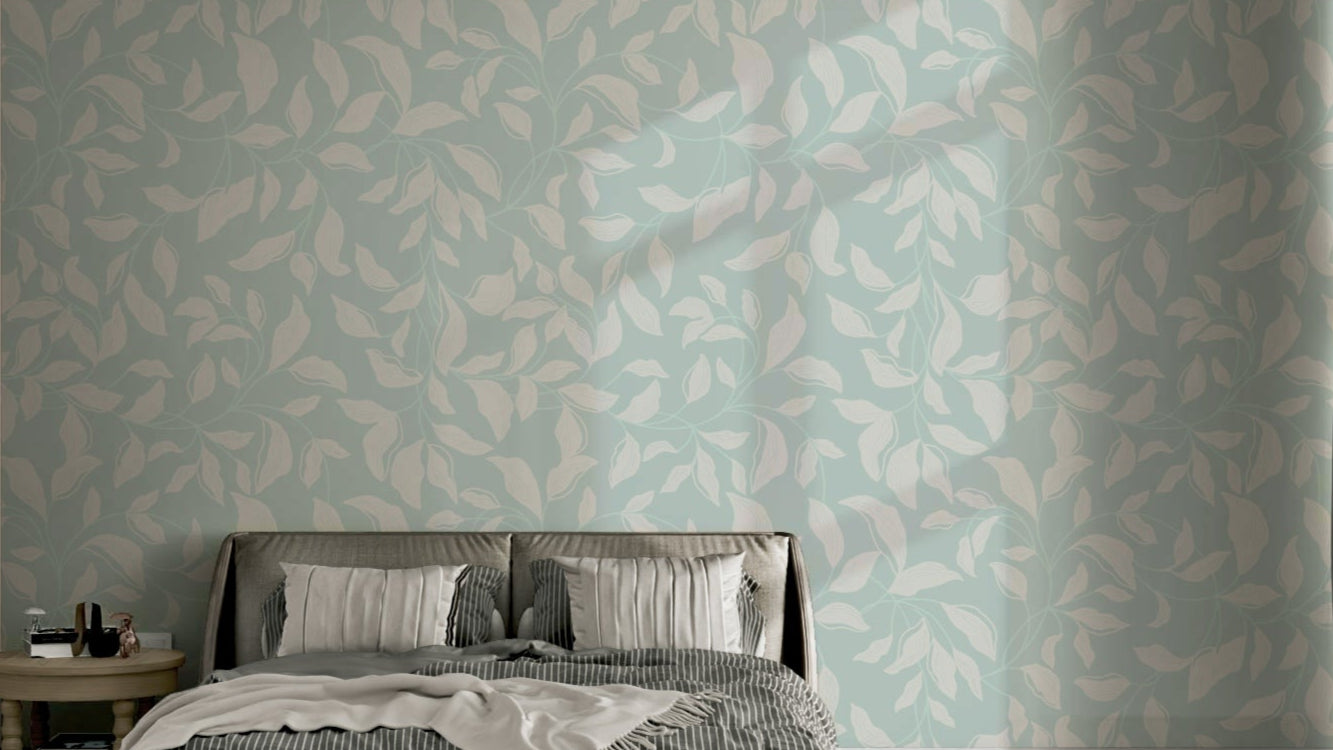 A serene and tranquil wallpaper pattern.
