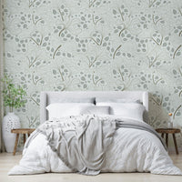 Close-up of a ginkgo leaf.

