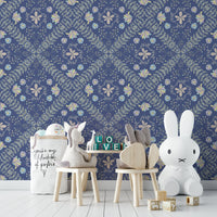 rustic tapestry look wallpaper

