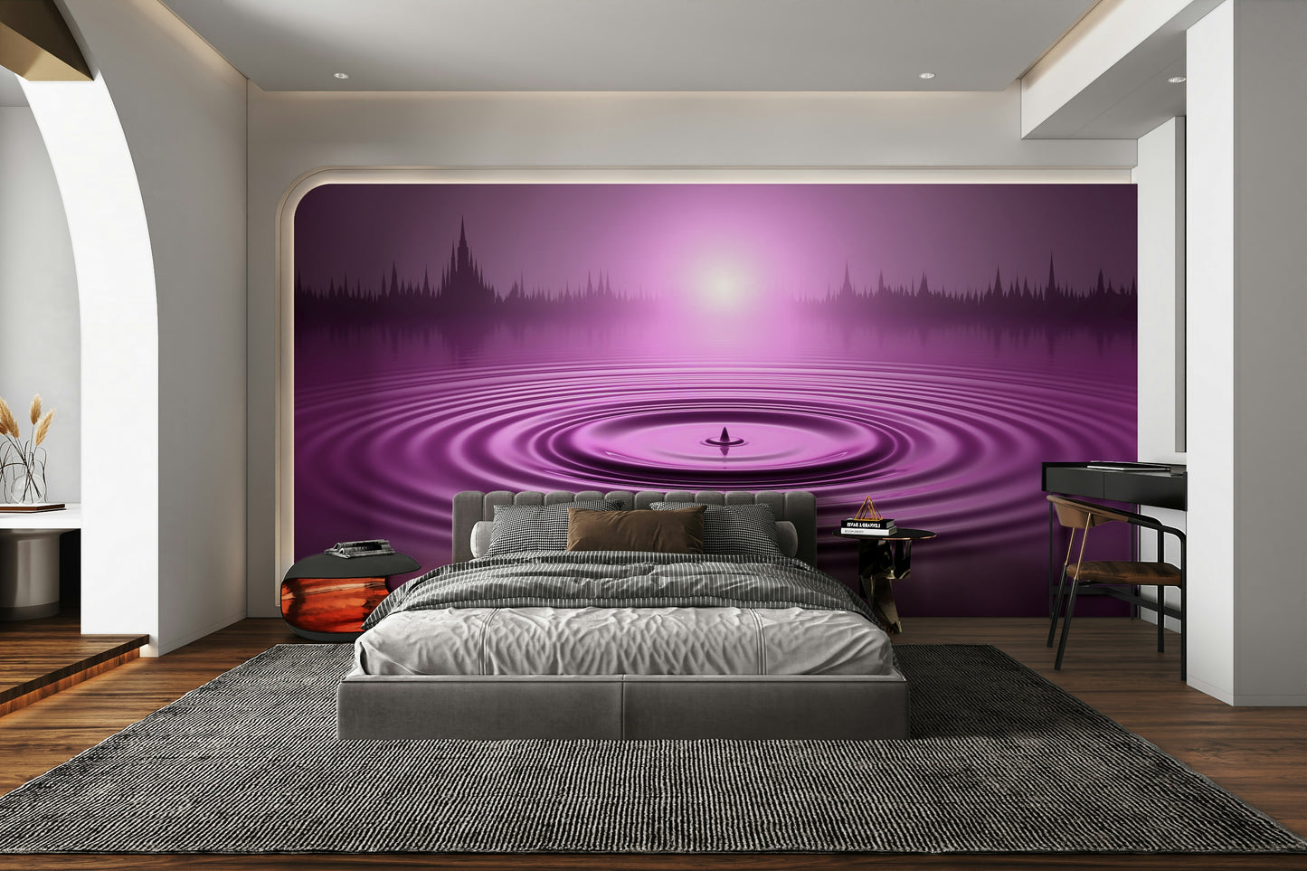 artistic wallpaper for a chic space

