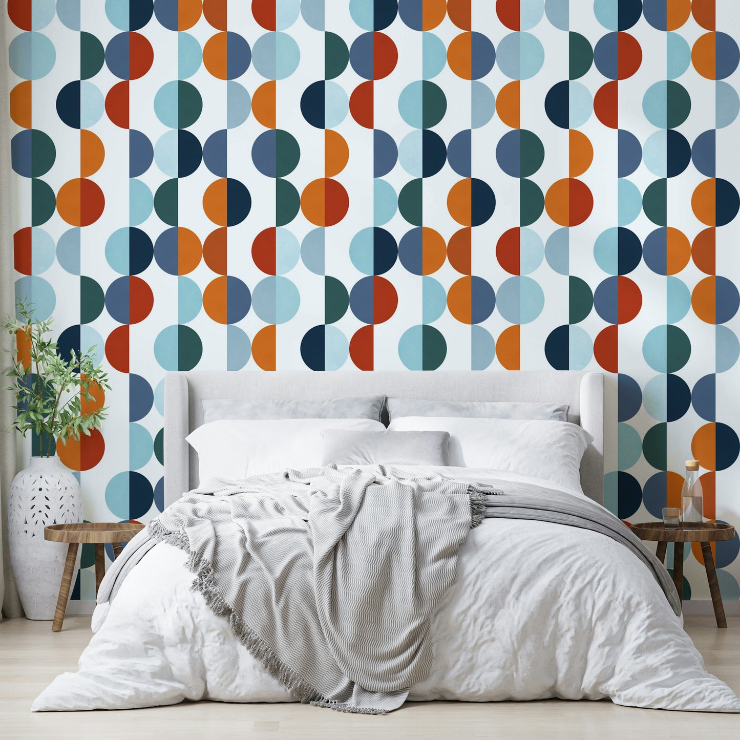 A close-up view of the detailed circles and the symmetrical pattern.

