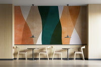 The high-resolution print captures fine details of the lines and color gradients.

