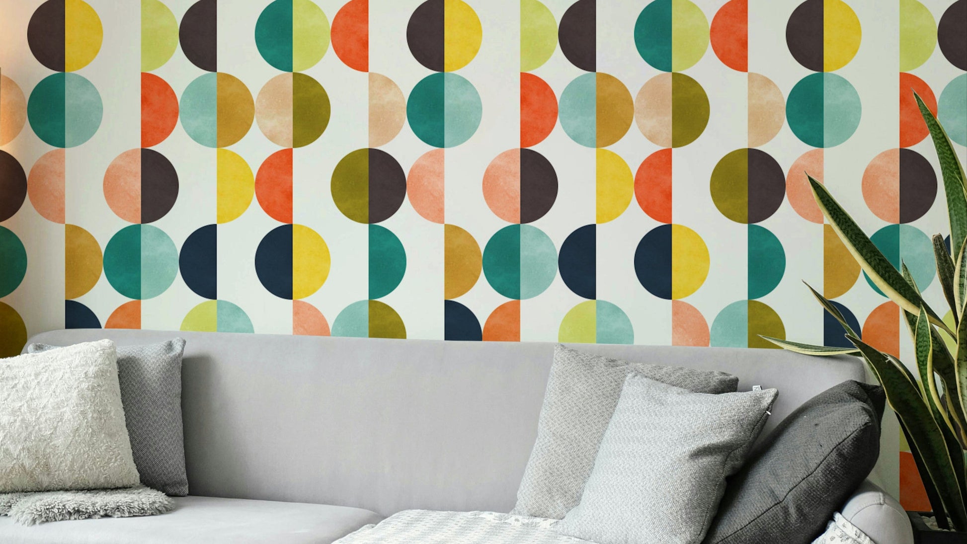 The colors are a classic retro palette, including oranges, yellows, and browns.

