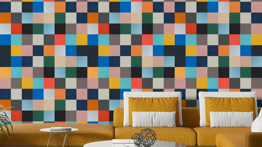 The colors are a blend of various hues, possibly with a subtle gradient effect.

