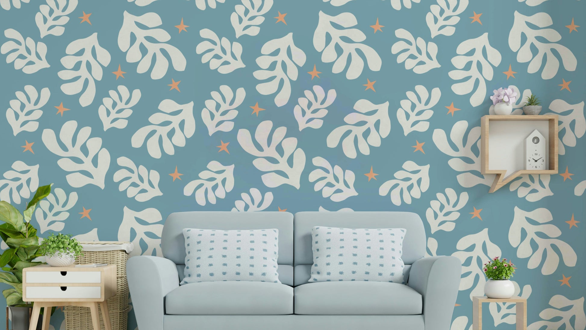 The image features soft tones of blue, gray, and sand.

