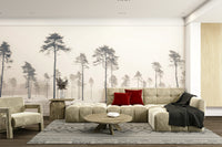 The atmosphere is serene and tranquil.

