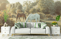 The atmosphere is serene and tranquil.

