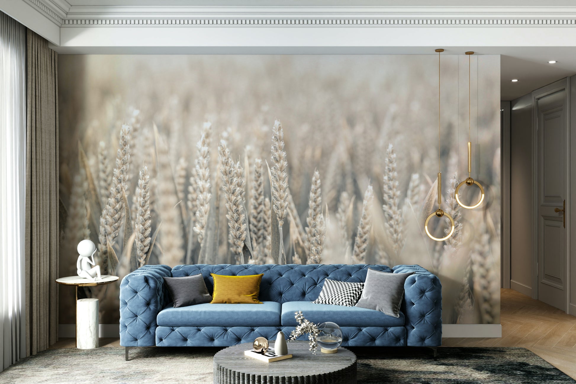 The colors are soft, neutral tones.

