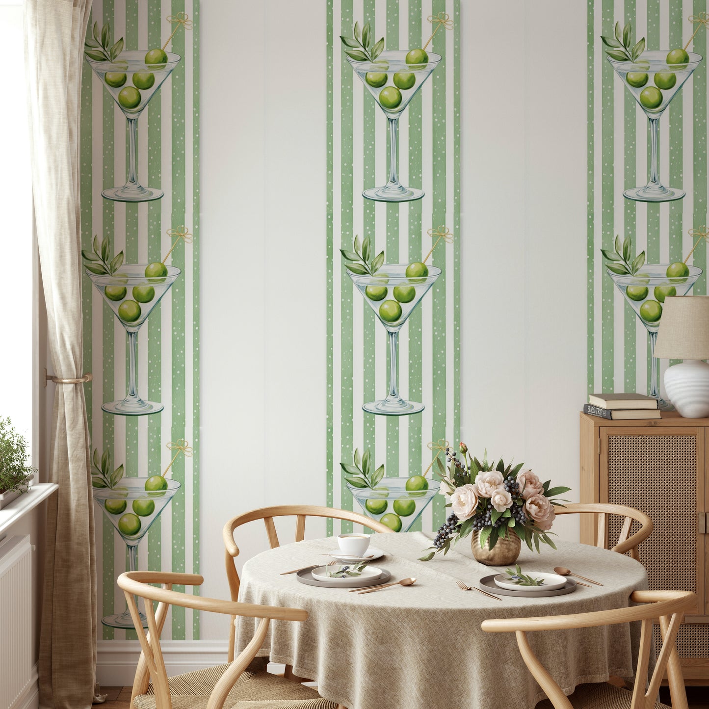 The stripes are the central focus of the image.

